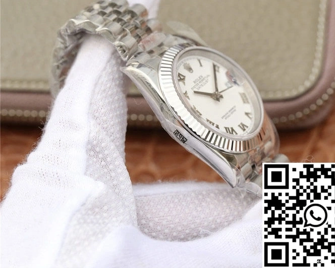 M126234-0025 White Dial Rolex Factory Datejust GM 0204